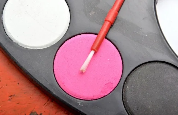 A close-up showing a blending brush gently buffing eyeshadow on an eyelid, illustrating the soft, circular motions for seamless transitions.