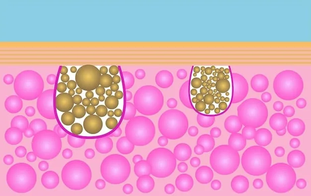 A schematic diagram illustrating how alpha hydroxy acids (AHAs) gently dissolve dead skin cells on the skin's surface, showing a renewed, smoother skin layer underneath.
