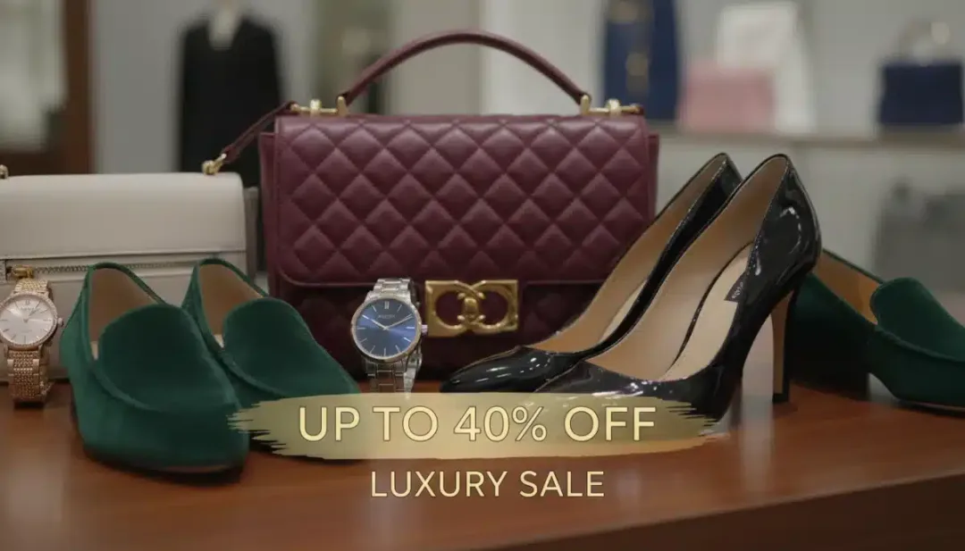 Luxury accessories showcasing quality and brand appeal