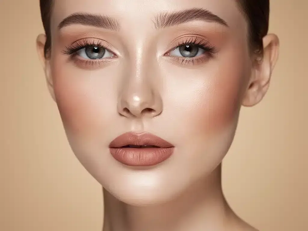 Soft-focus complexion achieved with advanced blending techniques