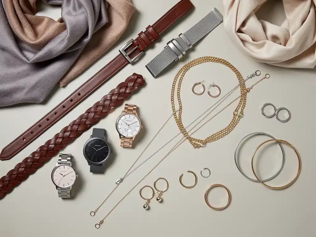 Collection of diverse accessories for versatile styling options