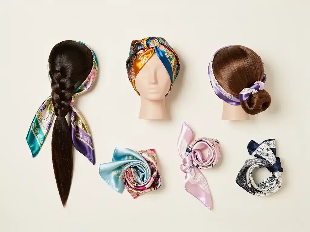 Versatile silk scarves for hair styling in 2026
