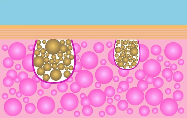 A schematic diagram illustrating how alpha hydroxy acids (AHAs) gently dissolve dead skin cells on the skin's surface, showing a renewed, smoother skin layer underneath.