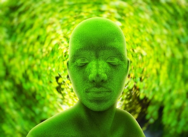 A conceptual image showing a person's face exposed to various environmental elements like wind, sun, and pollution, with symbols representing pH levels suggesting imbalance.
