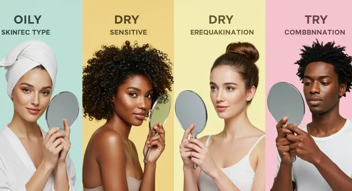 Diverse individuals showcasing healthy skin types after following the 2025 Exfoliation Guide